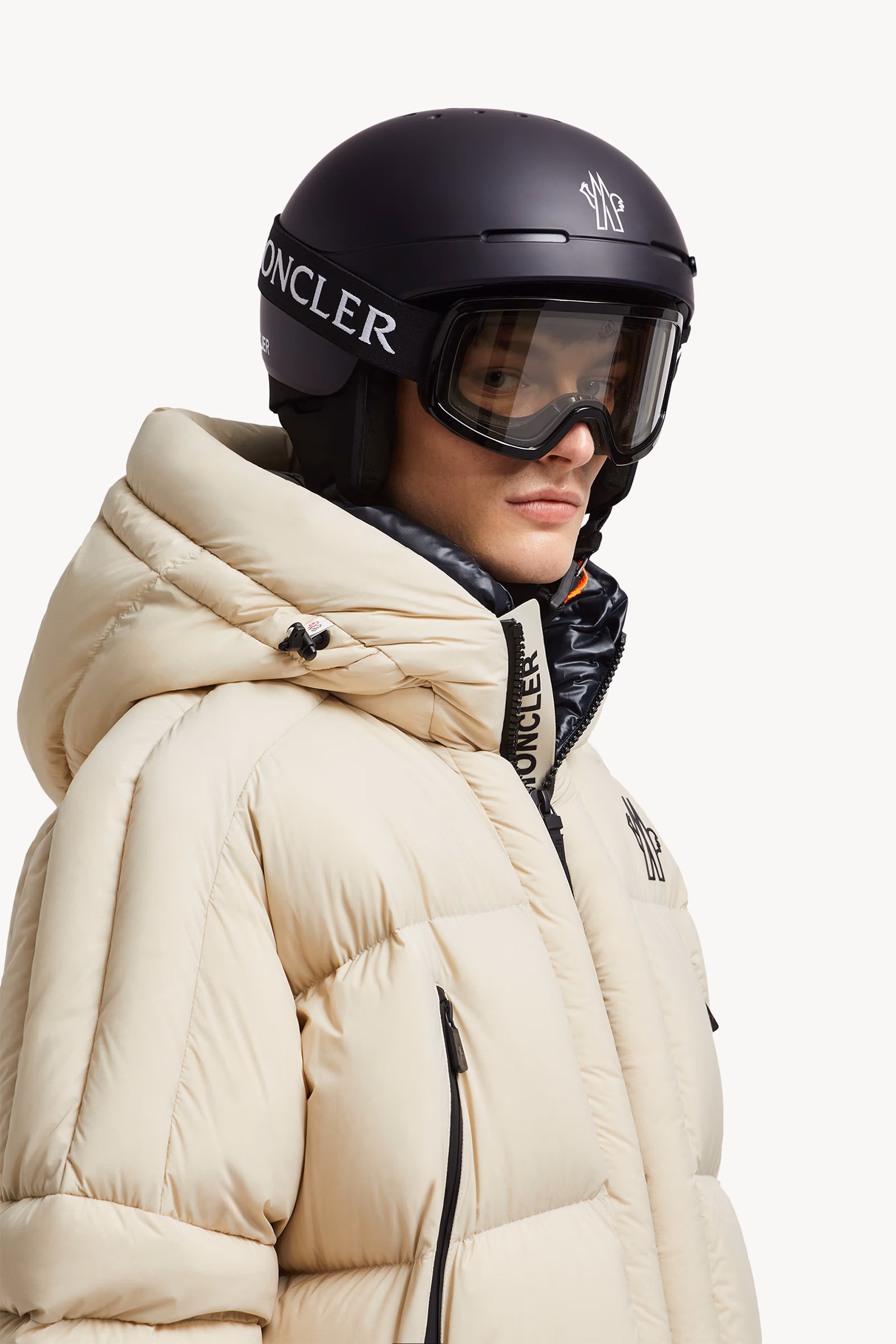 Logo Ski Helmet Black Moncler 2